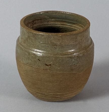 Han Dynasty Chinese terracotta bowl: Height: 8.5 c