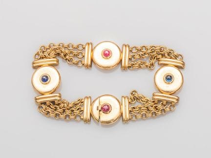 TABBAH, wunderschönes Vintage-Armband aus 750°/°° 
