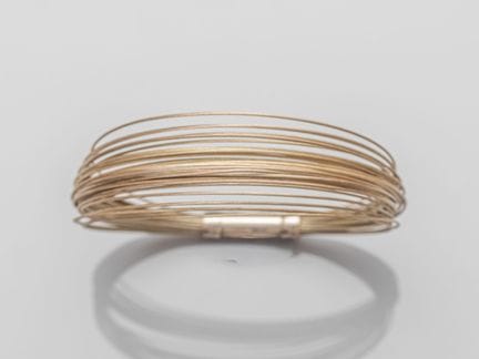 TIFFANY & CO, bracelet vintage multi rangs en arge