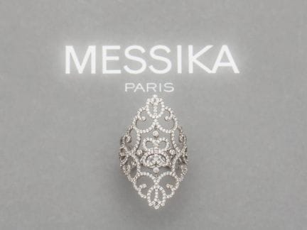 MESSIKA Ring „Eden“ aus 750°/°° (18 K) Weißgold, b