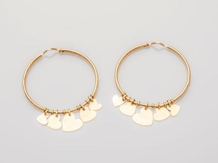DIOR Joaillerie, ein Paar Creolen „Cœurs Légers“ a
