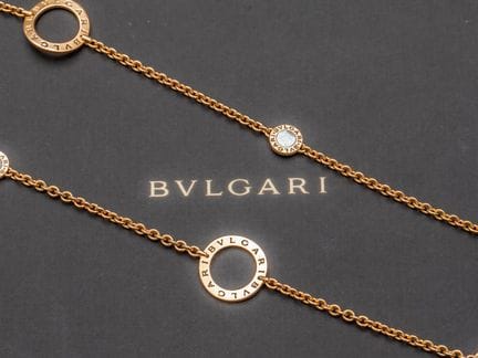 BVLGARI BVLGARI, lange Halskette im Großformat aus