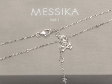 MESSIKA, delicate 750°/°° (18K) white gold necklac