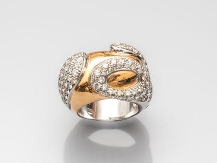 MARCO MOLINARIO Monaco, Vintage-Ring aus 750°/°° (