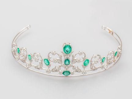 Ein außergewöhnliches und seltenes Diadem aus 750°