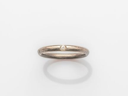 POMELLATO, Ring „Luciole“ aus Titan, besetzt mit e