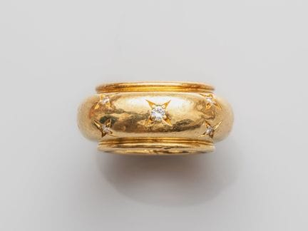 CHAUMET, Vintage-Bandring aus 750°/°° (18 K) Gelbg