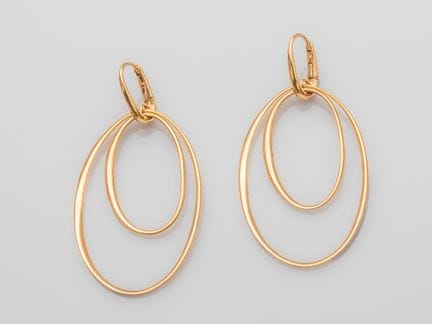 POMELLATO, ein Paar große Ohrringe „Gold“ aus 750°