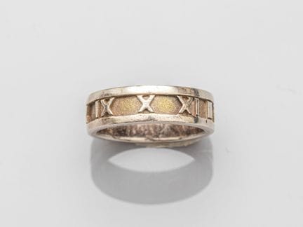 TIFFANY & CO, modèle Atlas, bague en argent 925 °/