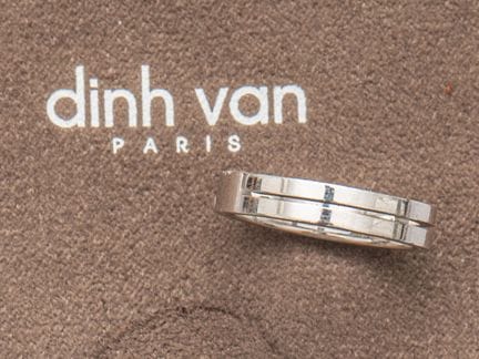 DINH VAN, Ring „Seventies“, kleines Modell, aus 75