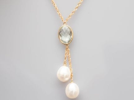 Lässige Halskette aus 750°/°° (18 K) Gelbgold mit 