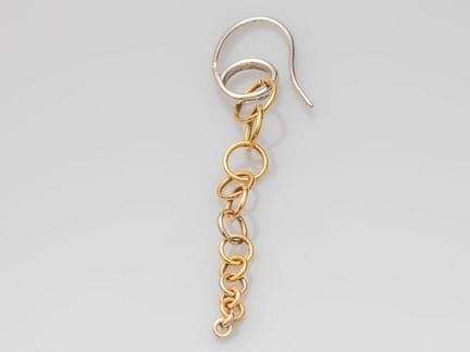 POMELLATO, "Luciole" single earring, in 750°/°° (1