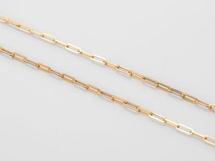 DINH VAN Lange Kette aus 750°/°° (18 K) Gelbgold m