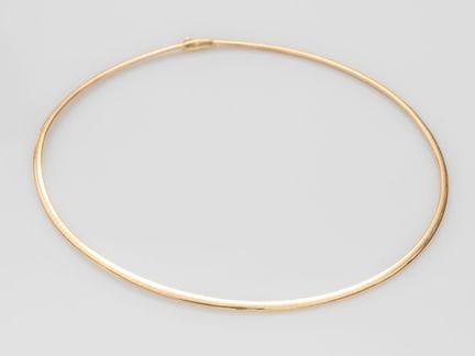 Halskette in Gelbgold 750°/°° (18 K), Omega-Gliede