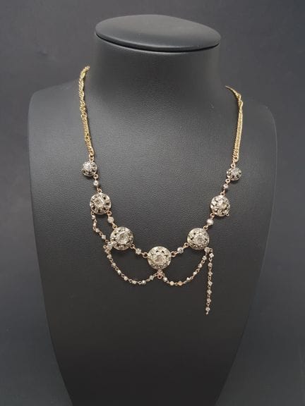 Collana “rivière provençale” in oro giallo 750e e 