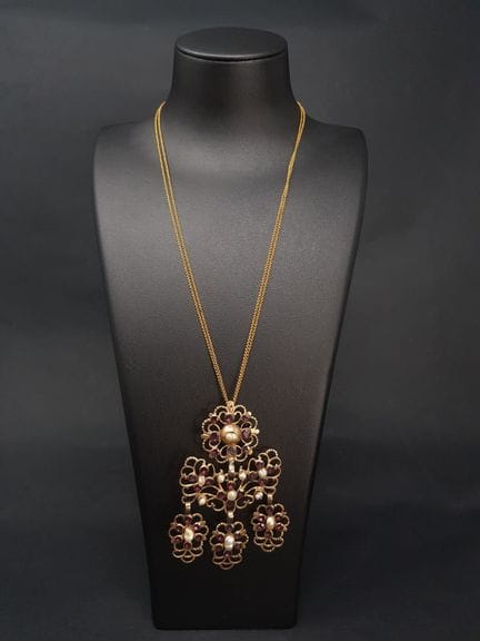 Ciondolo a forma di girandola in oro rosa 14kt art