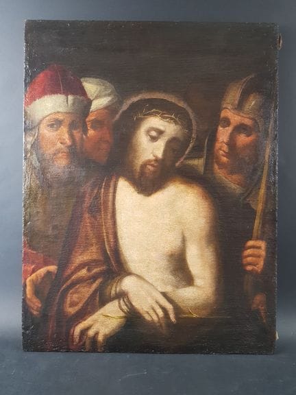 Scuola regionale del XVIII secolo - Ecce Homo - Ol