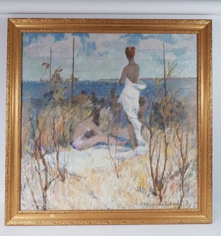 Victor JOURAKOVSKY (1928) - Les baigneuses - Huile