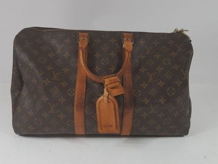 Louis VUITTON - Bolsa de viaje «Keepall» de lona r