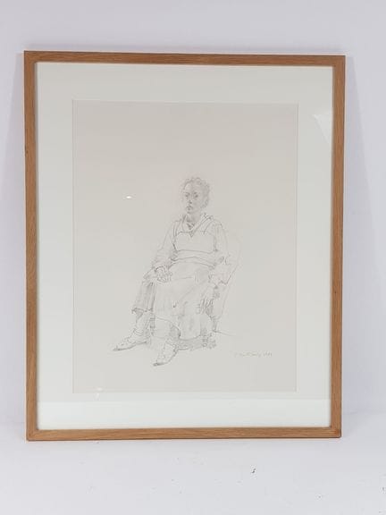 Gérard BARTHELEMY (1938-2002) - Femme assise, 1981