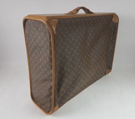 Louis VUITTON - Maleta «Diminutive» de lona recubi