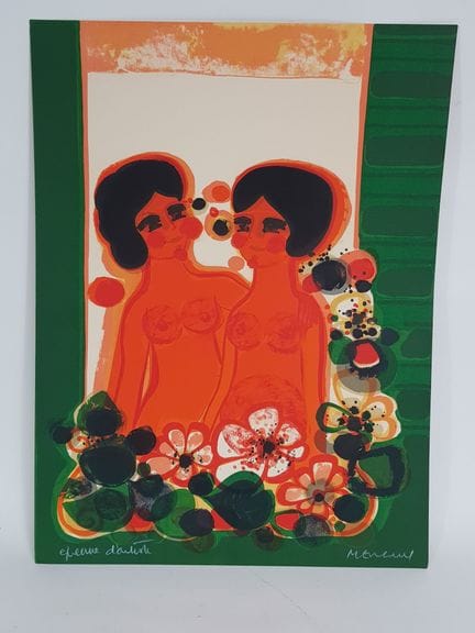 Frédéric MENGUY (1927-2007) - Due donne alla fines