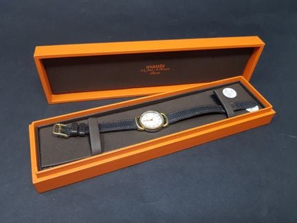 HERMÈS - Orologio da polso vintage "Pullman" in ac