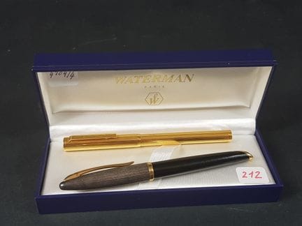WATERMAN - Penna stilografica in oro 18 carati con