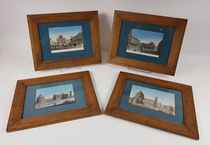 Set di quattro vedute italiane: Santa Croce, Santa