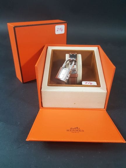 HERMES - Orologio da donna "Kelly" in acciaio, cas