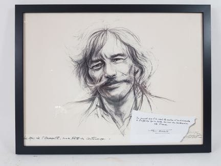Ernest Pignon ERNEST, d'après - Portrait de Jean F
