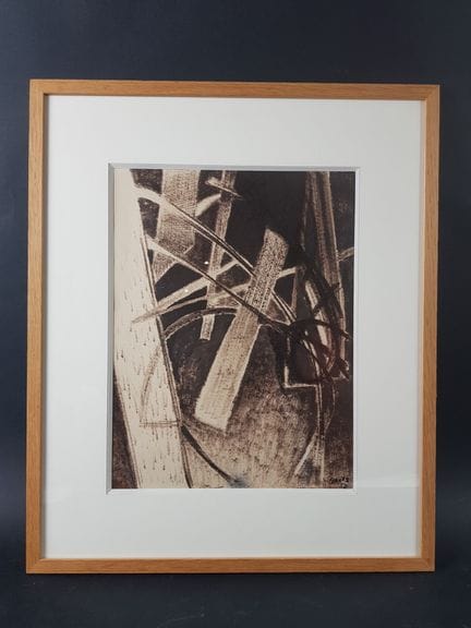 Henri GOETZ (1909-1989) - Sans titre, 1952 - Feutr