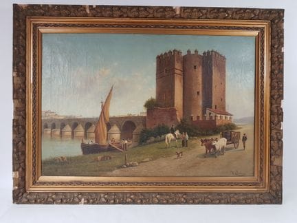 Victor CARABAIN (c.1863-1942) - La tour de la Cala