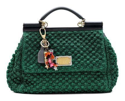 *DOLCE &amp; GABBANA 
Borsa a mano Sicily in lurex