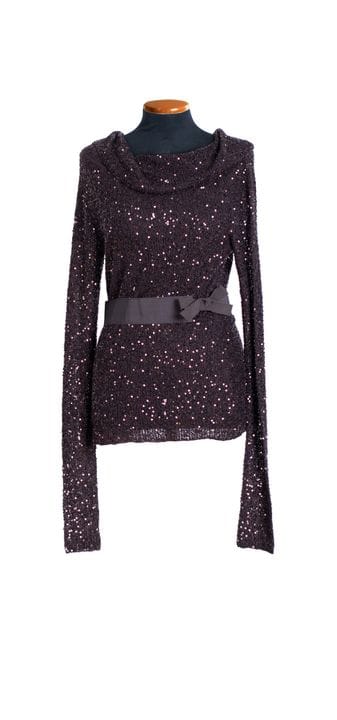 *DONNA KARAN
Elegante maglione marrone interamente