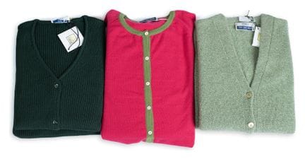*FEDELI
Lotto di tre twinset in cashmere di divers