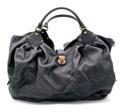 *LOUIS VUITTON 
Borsa hobo Mahina grigio scuro in 