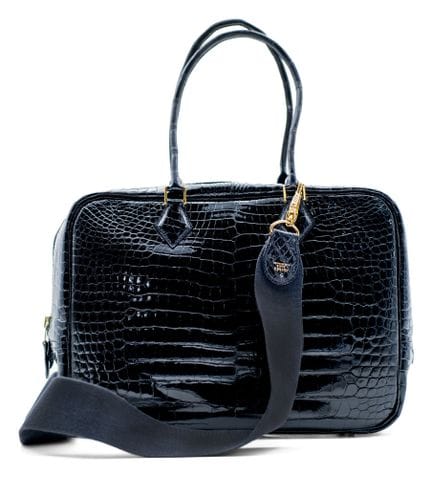 *HERMÈS 
Borsa Plume unisex in pelle di coccodrill