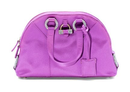 *YVES SAINT LAURENT 
Borsetta Muse in raso fucsia,