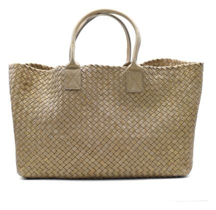 *BOTTEGA VENETA
Grande borsa cabas in pelle intrec