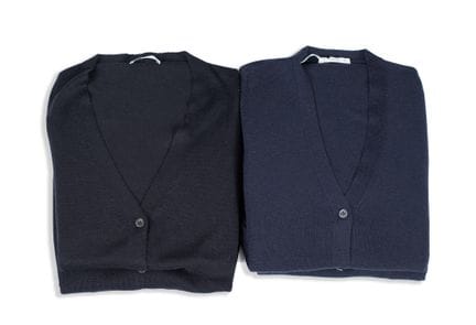*PRADA 
Lotto di due twin-set in lana e seta, uno 