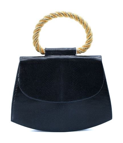 *YVES SAINT LAURENT 
Borsetta arrotondata in pelle