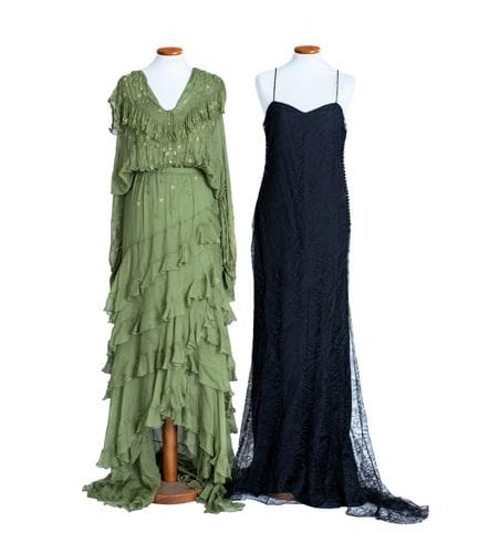 *CHRISTIAN DIOR 
Lotto composto da due abiti lungh