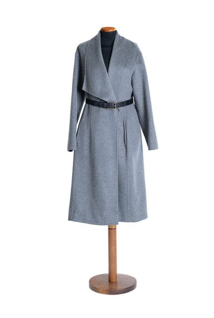*CHRISTIAN DIOR 
Cappotto in cashmere grigio senza