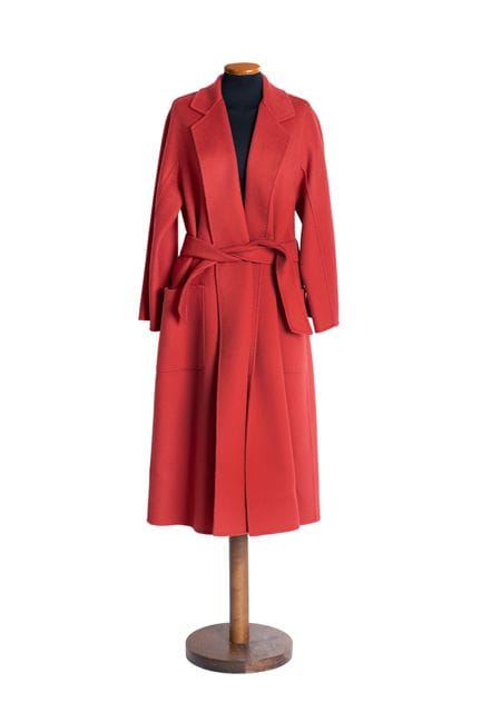 *MAX MARA
Cappotto in cashmere double-face rosso c