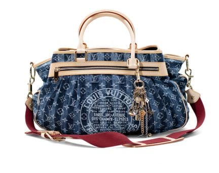 *LOUIS VUITTON 
Borsa da viaggio in denim Monogram