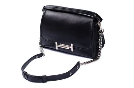 TOD'S
Borsa a mano Double T in pelle nera, tracoll