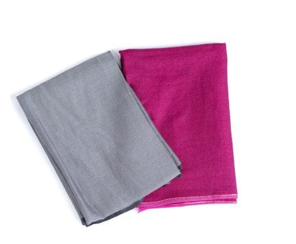 *HERMÈS 
Set of two cashmere stoles hand-woven in 