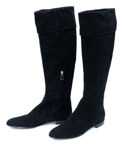 *WALTER STEIGER
Paio di stivali in camoscio nero c