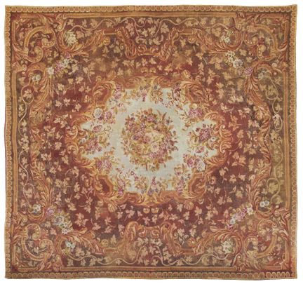 Tapis d'Aubusson, fabrication française destinée a